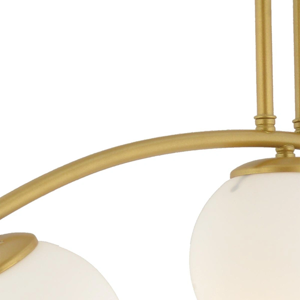 Apliqa Fralde 3 Lü Gold Modern Mutfak Cafe Restoran Için Uygun Retro Salon Avize görseli 5