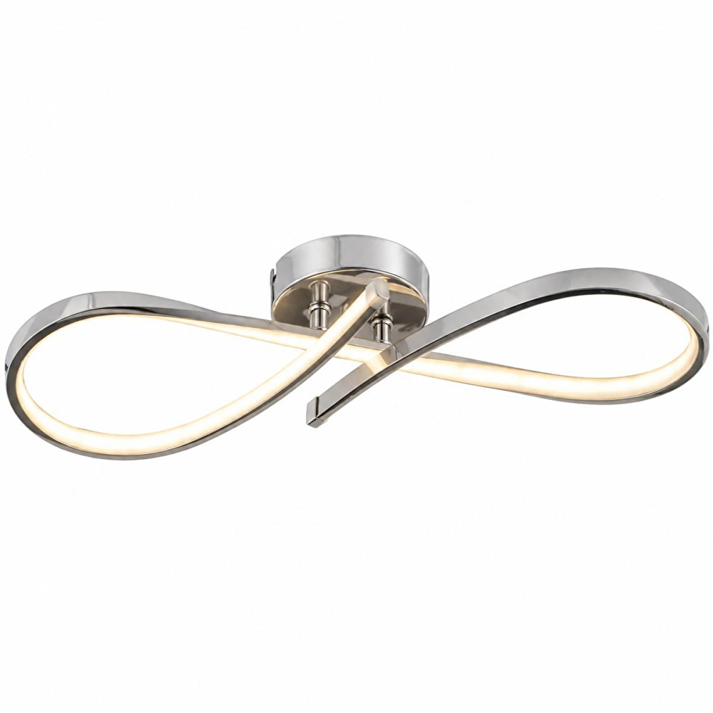 Apliqa Vetto Krom 38 Watt Plafonyer 3 Renkli Ledli Modern Mutfak Banyo Led Salon Sarkıt Avize görseli 2