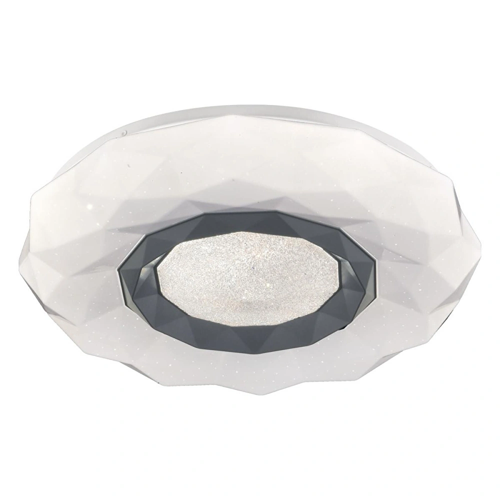 Apliqa Paris Tekli Beyaz 3 Renkli 37 Watt Ledli Modern Oturma Odası, Koridor, Salon Led Avize görseli 3