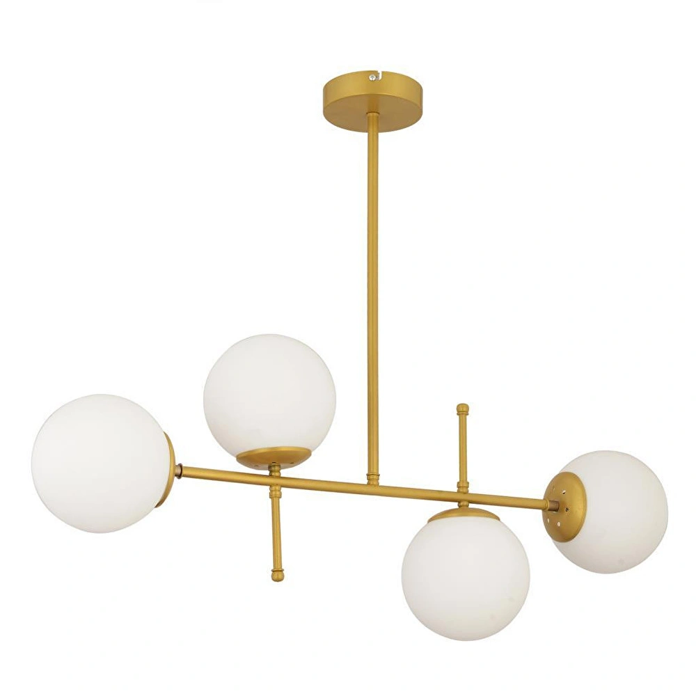 Apliqa Günay 4lü Gold Modern Mutfak Yemek Masası Üstü Yatak Odası Salon Avize görseli 3