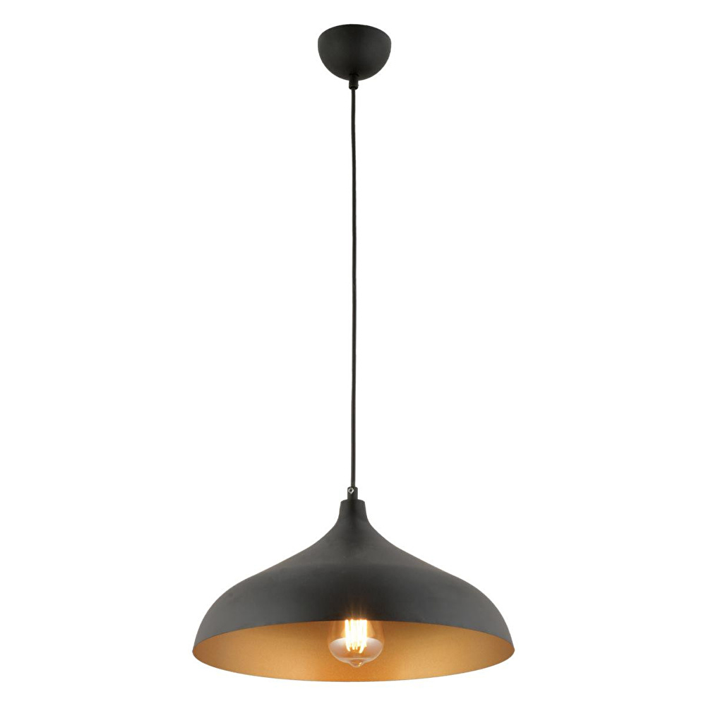 Apliqa Pera Siyah Tekli Modern Retro Sarkıt Retro Salon Avize görseli 3