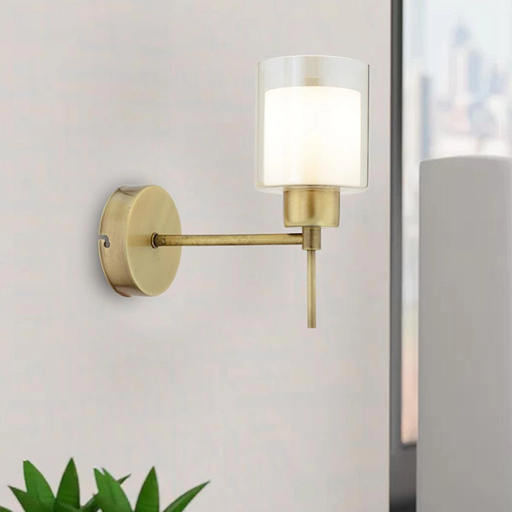 Apliqa Goldie Eskitme Duvar Lambası Yatak Odası-yatak Başı-banyo İçin Modern Aplik görseli 2