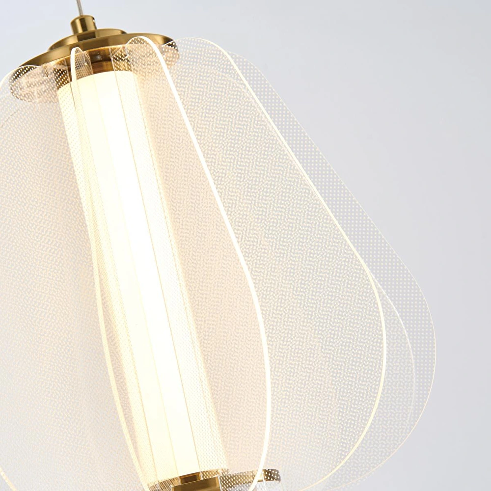 Apliqa Hopps 18 Watt 3000k Elips Bakır Tekli Led Sarkıt Avize görseli 4