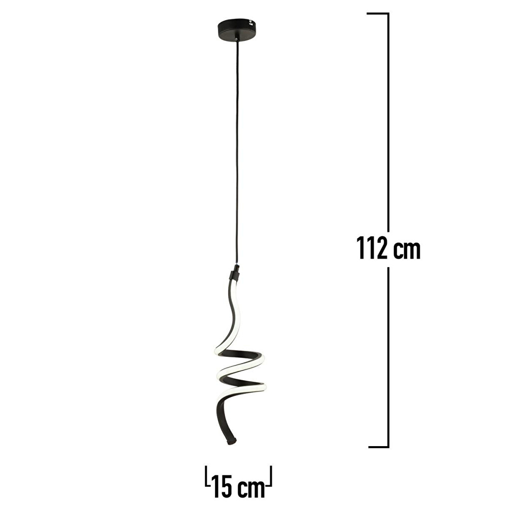 Apliqa Helio Sarkıt 27 Watt Sarkıt 3 Renkli Ledli Modern Mutfak Banyo Led Salon Sarkıt Avize görseli 2