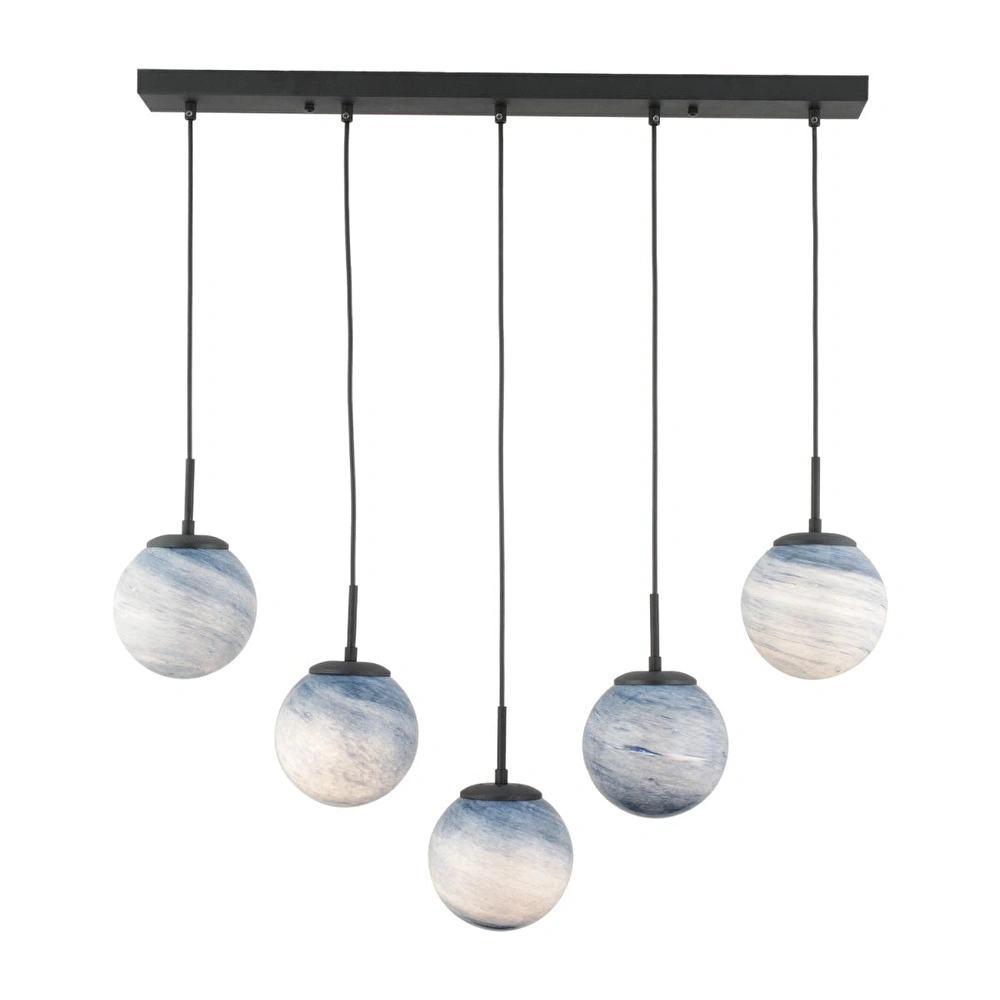 Apliqa Efser 5li̇ Sirali Avi̇ze Modern Oturma Odası Salon Sarkıt Avize görseli 2