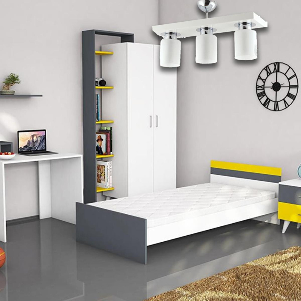 Apliqa Kiaria 3lü Modern Plafonyer Genç Odası Mutfakyatak Odası Avize görseli 3