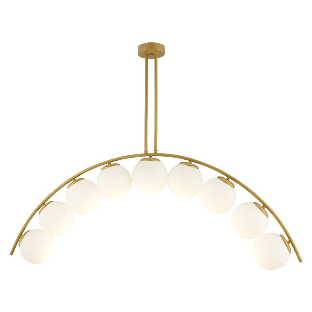 Apliqa Fralde 9 Lu Gold Modern Mutfak Cafe Restoran Için Uygun Retro Salon Avize görseli 3