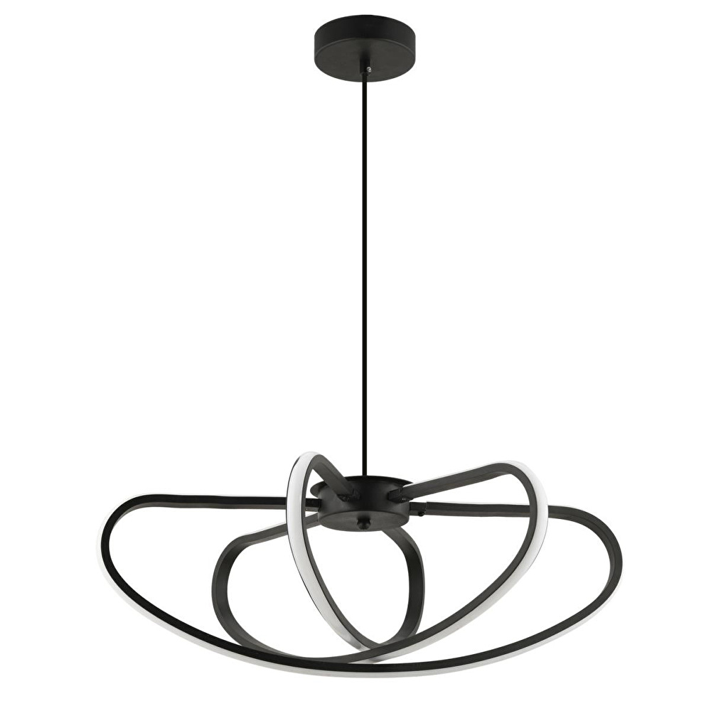 Apliqa Aura Sarkıt 74 Watt Sarkıt 3 Renkli Ledli Ofis Avizeleri Modern Mutfak Banyo Led Salon Sarkıt Büyük Avize görseli 3