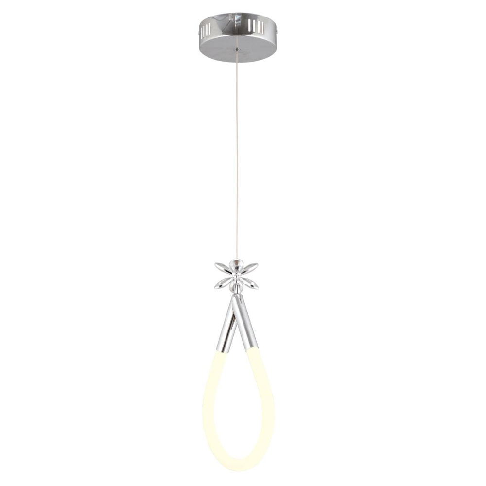 Apliqa Vojens Tekli Krom Ledli 11 Watt Kelebek Detaylı Modern Koridor, Yatak Odası Salon Sarkıt Led Avize görseli 3