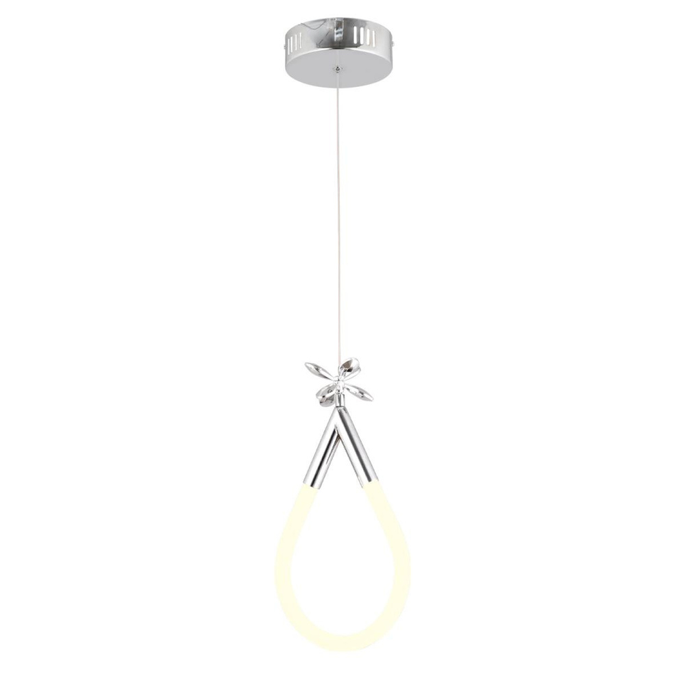 Apliqa Vojens Tekli Krom Ledli 11 Watt Kelebek Detaylı Modern Koridor, Yatak Odası Salon Sarkıt Led Avize görseli 2
