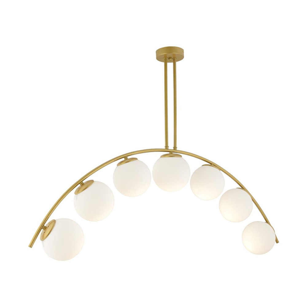 Apliqa Fralde 7 Li Gold Modern Mutfak Cafe Restoran Için Uygun Retro Salon Avize görseli 3