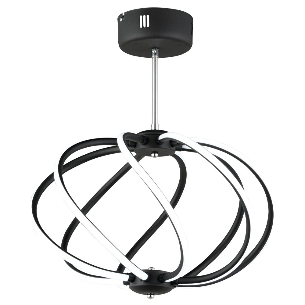 Apliqa Gestel Siyah Sarkıt 88 Watt Sarkıt Ledli Modern Mutfak Banyo Led Salon Sarkıt Avize görseli 2
