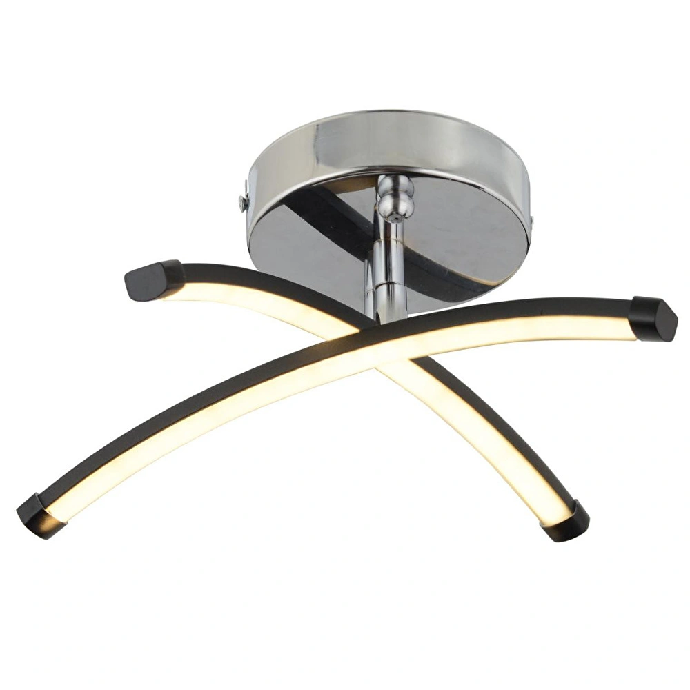 Apliqa Dosse 2li Siyah 15 Watt Plafonyer 3 Renkli Ledli Modern Mutfak Banyo Led Salon Sarkıt Avize görseli 2