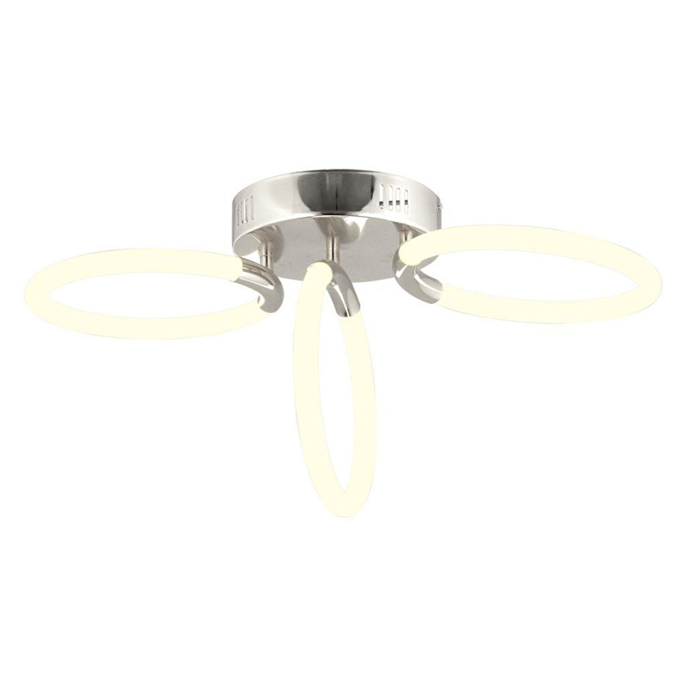Apliqa Honos 3lü Krom 39 Watt Plafonyer Led Avize görseli 2