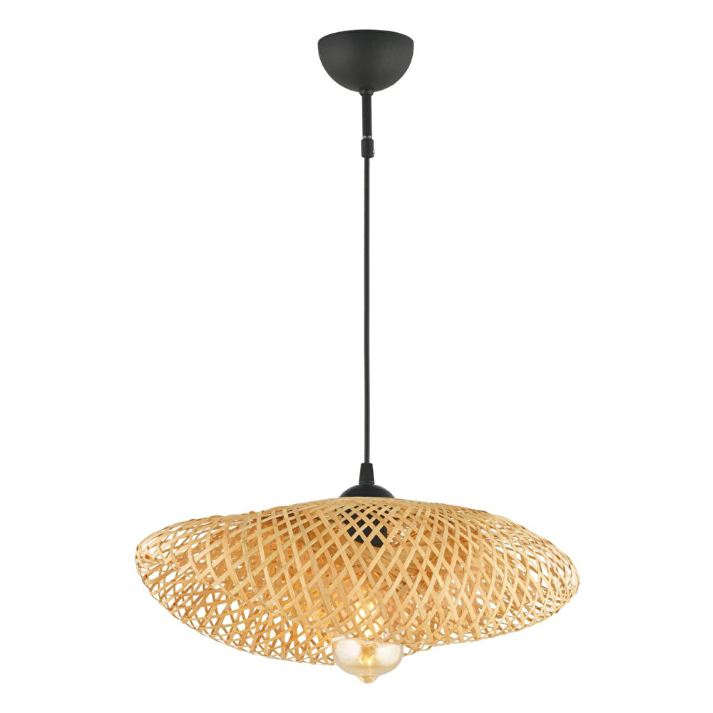 Apliqa Edna Tekli Rattan Modern Tasarım Oturma Odası Avize görseli 3