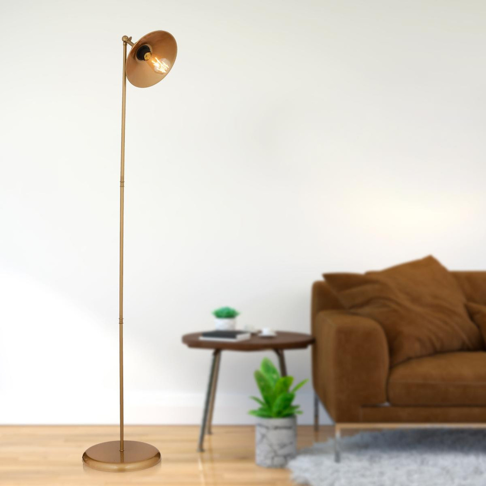 Apliqa Viola Eskitme Dekoratif Tasarım Retro Modern Metal Lambader görseli 1