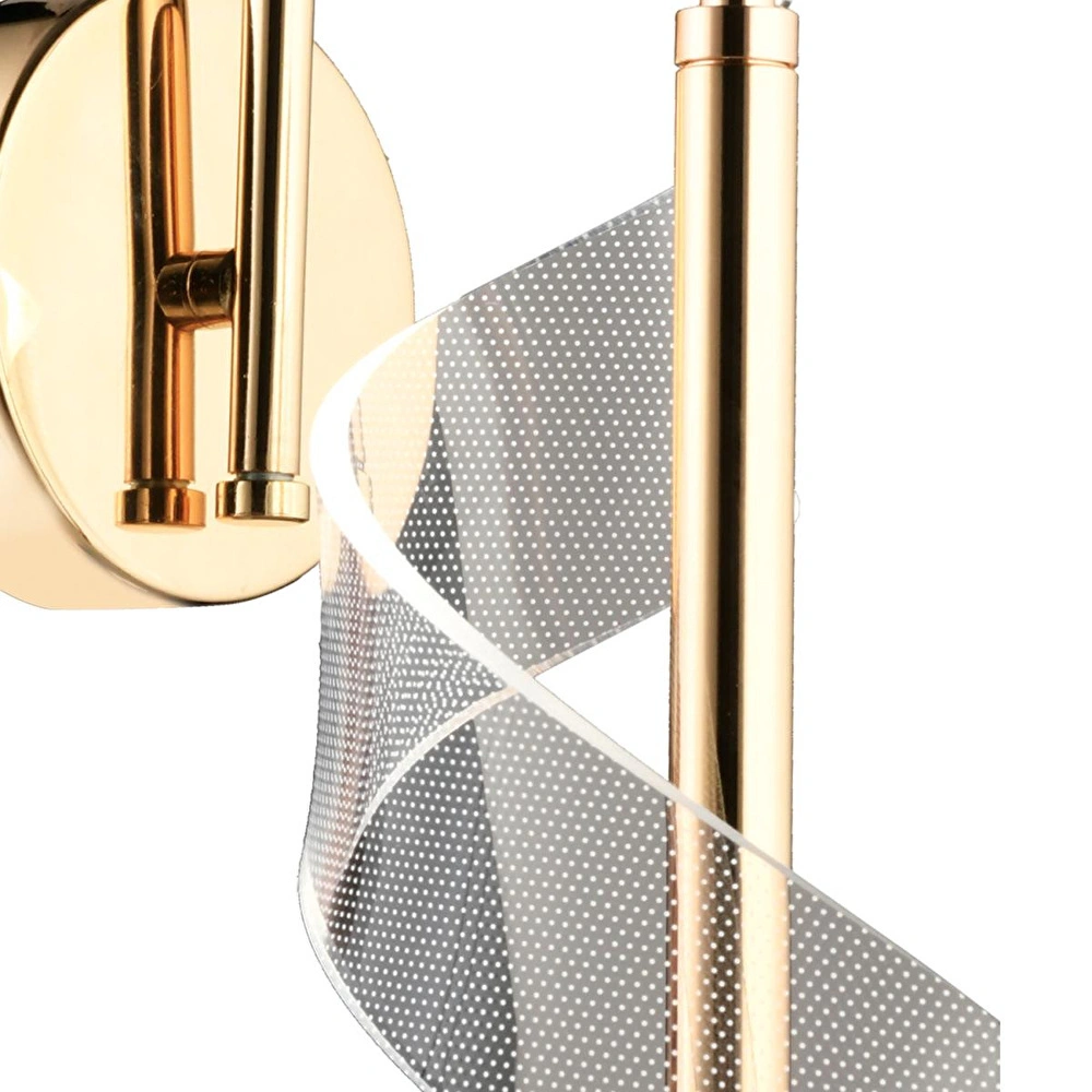 Apliqa Jadon Modern Gold 3 Renkli 2 Watt Tasarım Salon Koridor Ledli Salon Aplik görseli 4