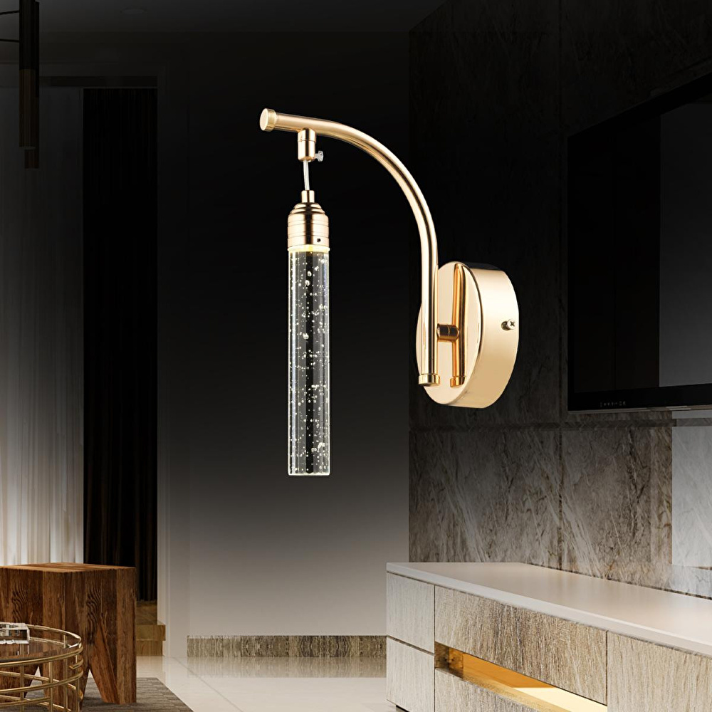 Apliqa Zaki Tekli Gold Led Aplik görseli 1