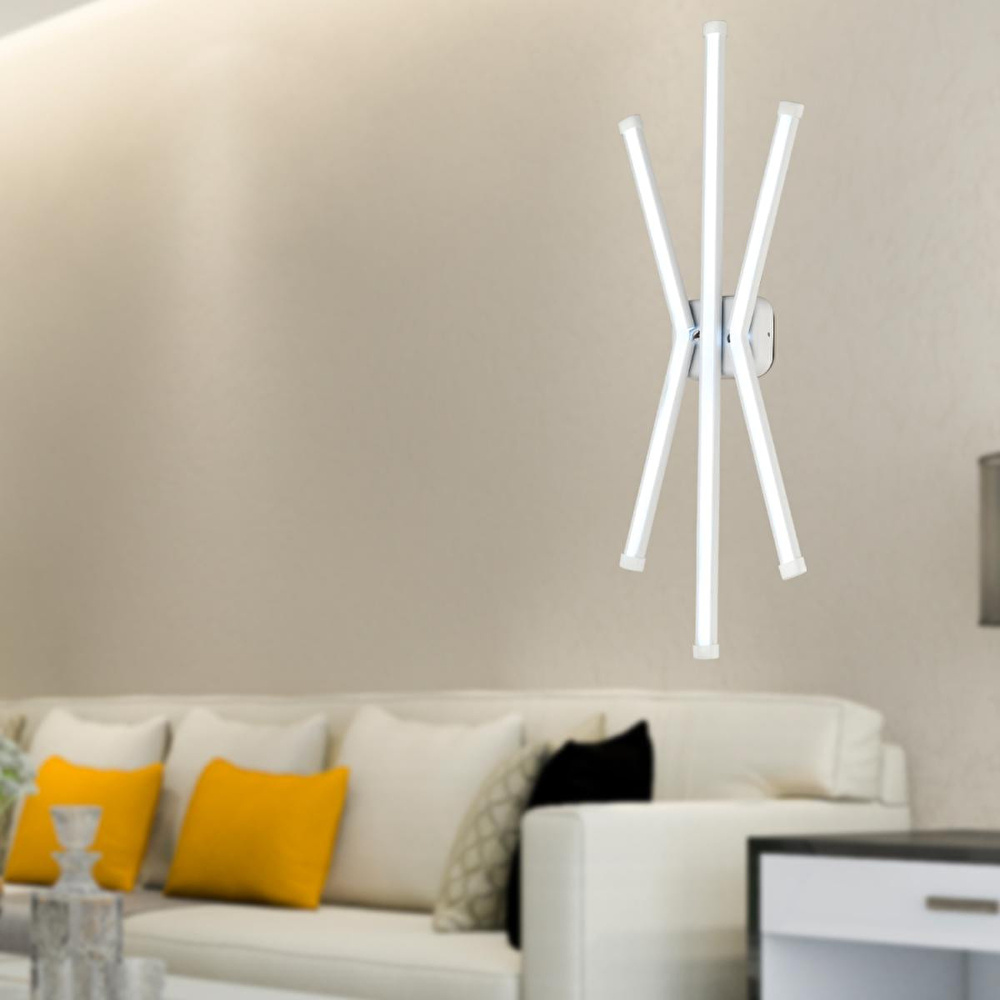 Apliqa Estela Beyaz 25 Watt Modern Tasarım Banyo Koridor Ledli Salon Aplik görseli 1