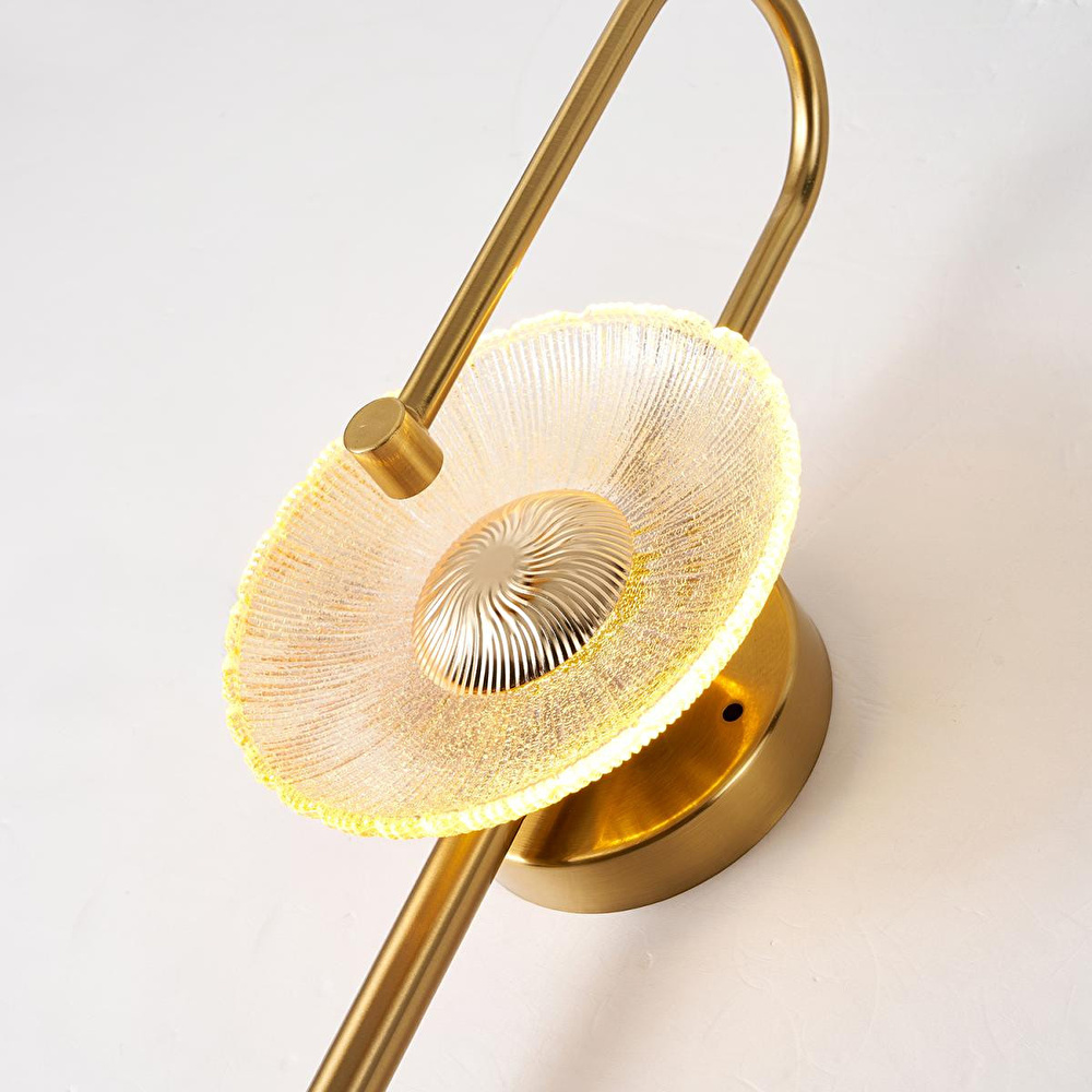 Apliqa Velora Gold 3 Renkli Salon, Yatak Başı Led Aplik görseli 5