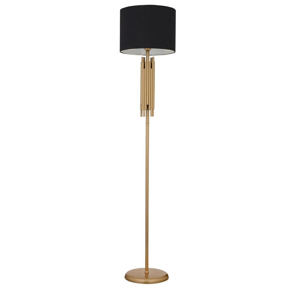 Apliqa Matisse Siyah Şapkalı Eskitme Dekoratif Tasarım Ayaklı Abajur Lamba Modern Metal Lambader görseli 3