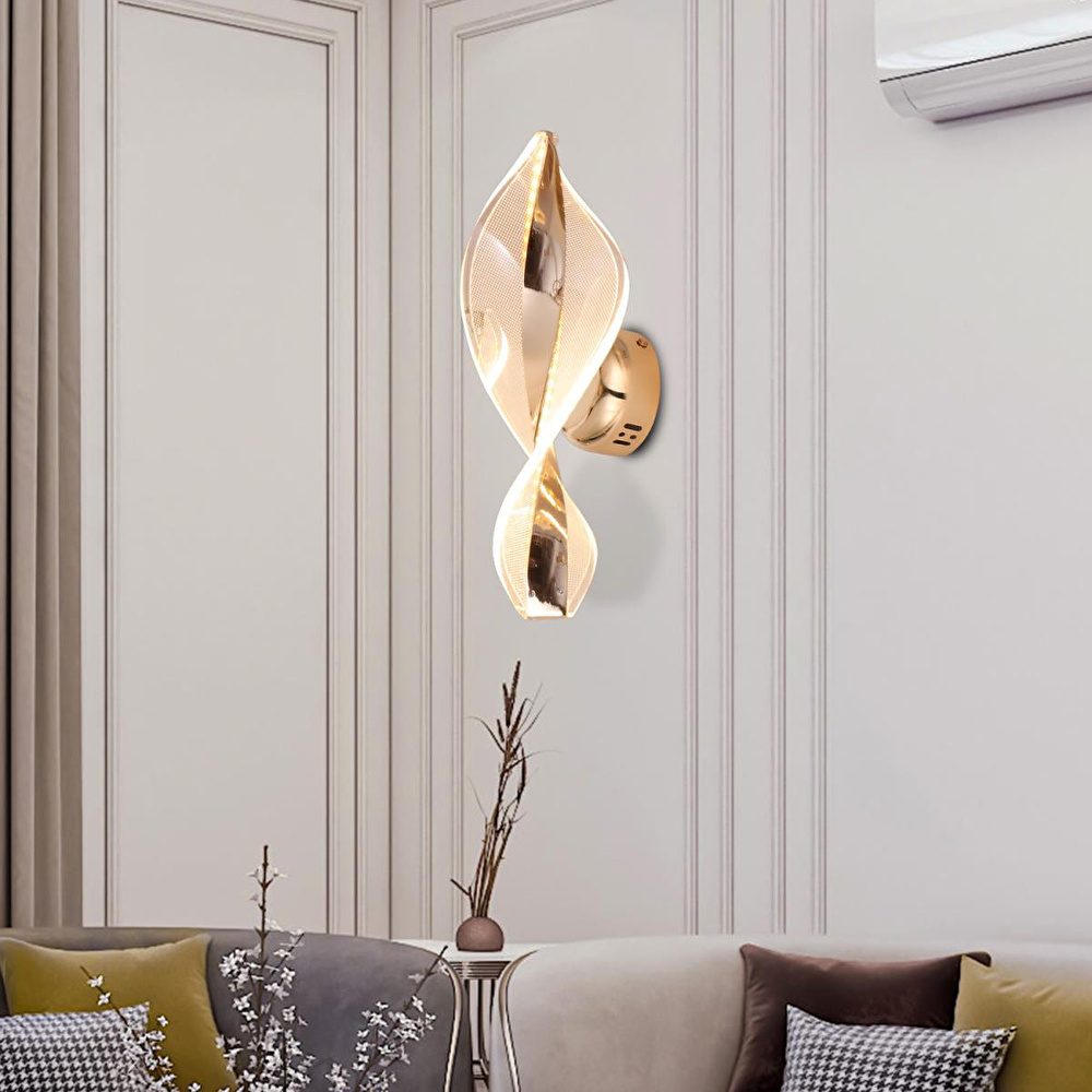 Apliqa Gupse 3 Renkli 11 Watt Ledli Yatak Başı ,salon Led Aplik görseli 1
