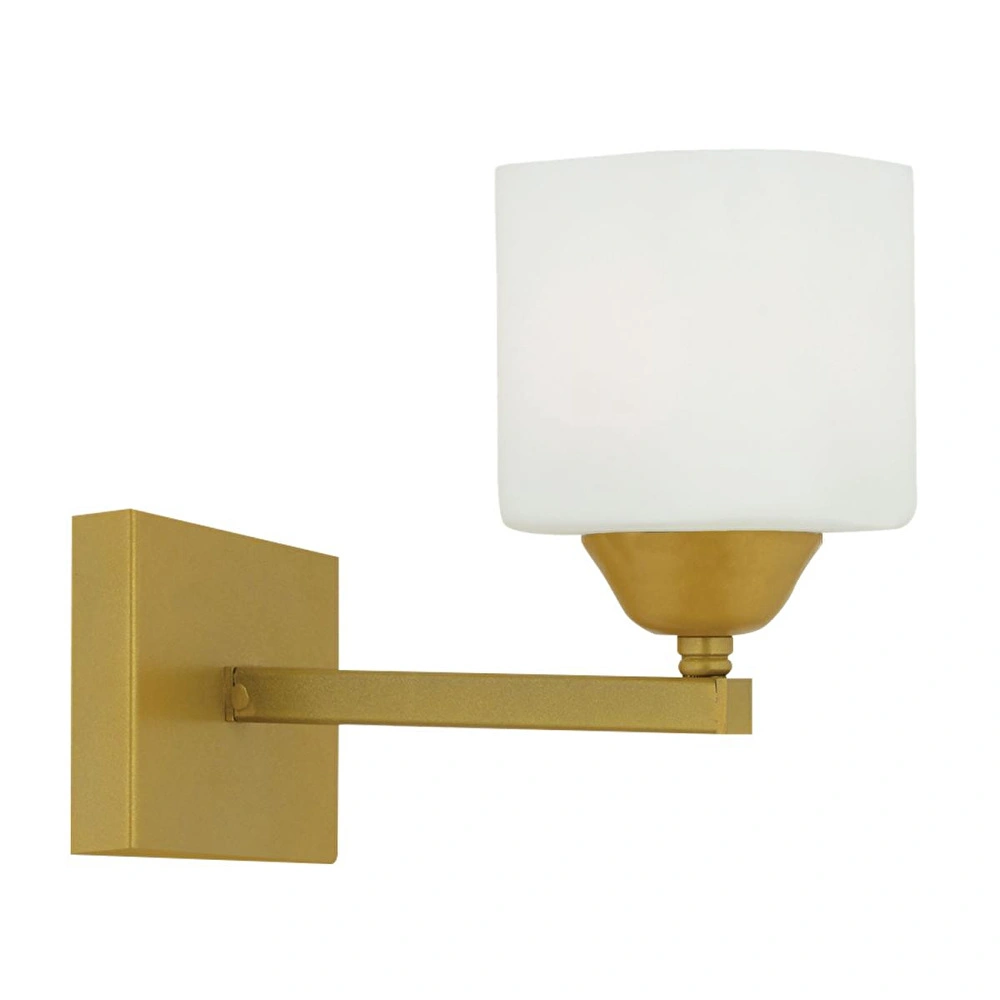 Apliqa Minel Gold Duvar Lambası Yatak Odası-yatak Başı-banyo İçin Modern Aplik görseli 2
