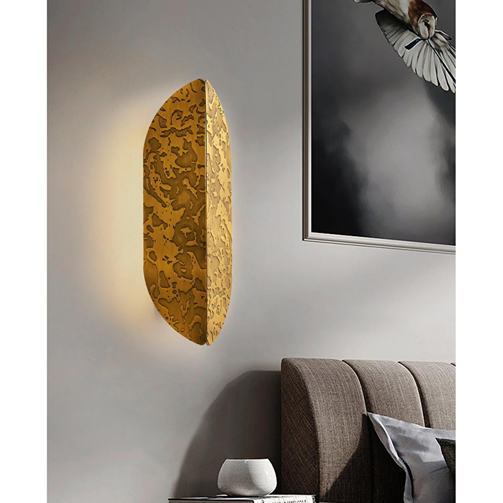 Apliqa Elara Gold Modern Salon, Yatak Başı Led Aplik görseli 1