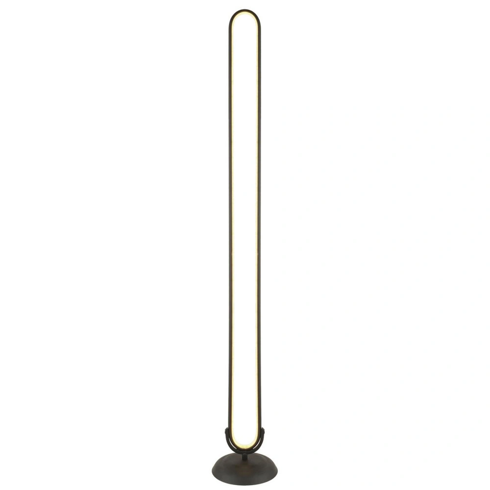Apliqa Zümra Siyah 70 Watt Modern Tasarım Ledli Metal Lambader görseli 2