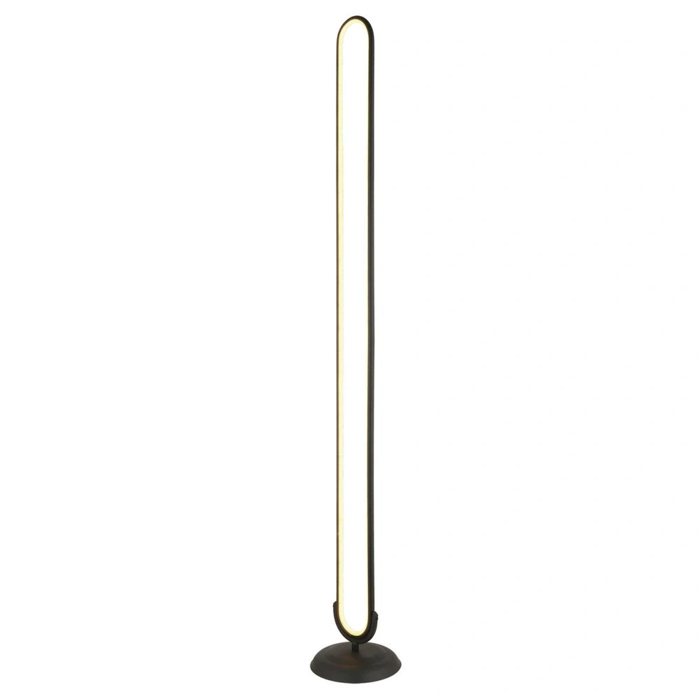 Apliqa Zümra Siyah 70 Watt Modern Tasarım Ledli Metal Lambader görseli 1