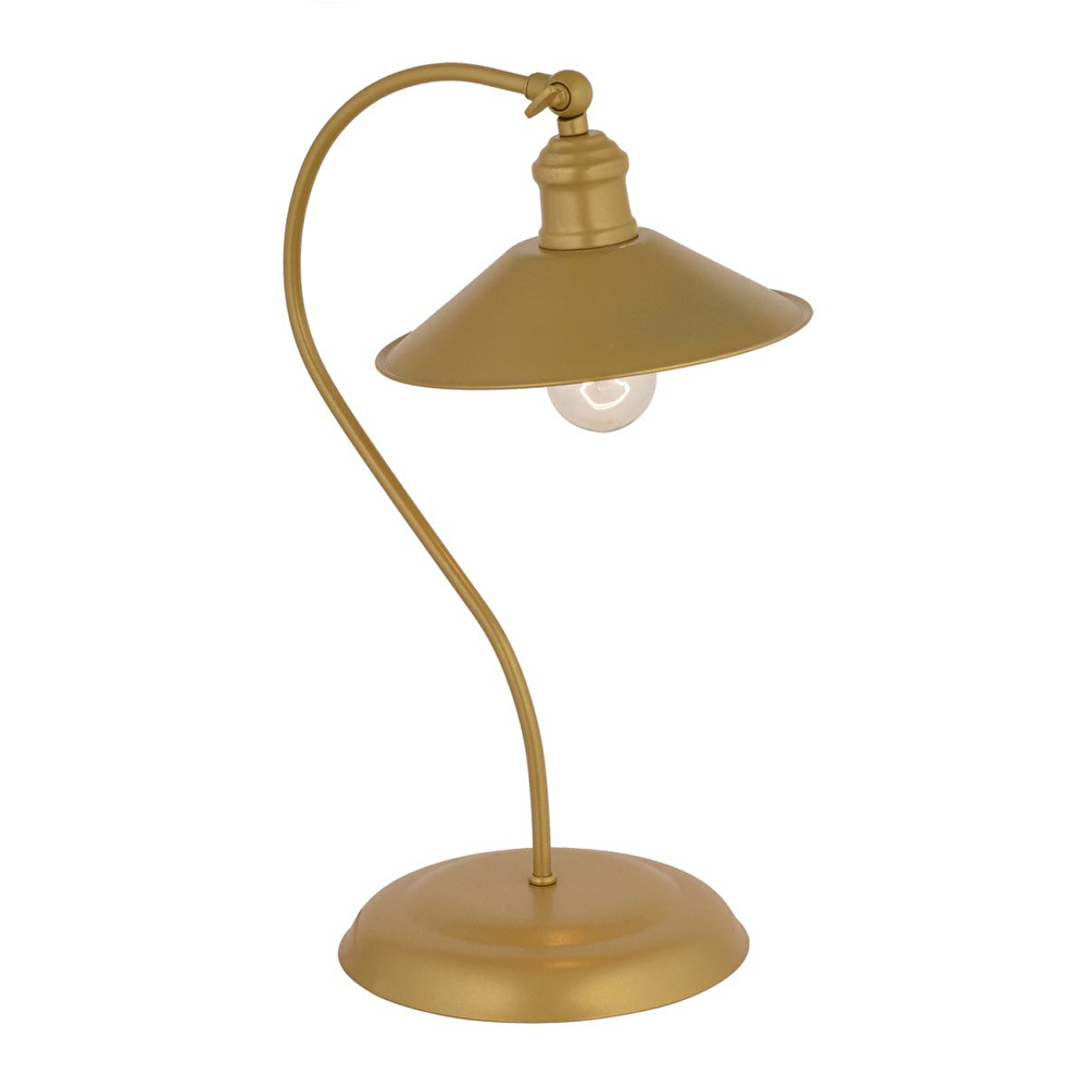 Apliqa İklim Gold Retro Tasarım Modern Çalışma Masası Lambası görseli 3
