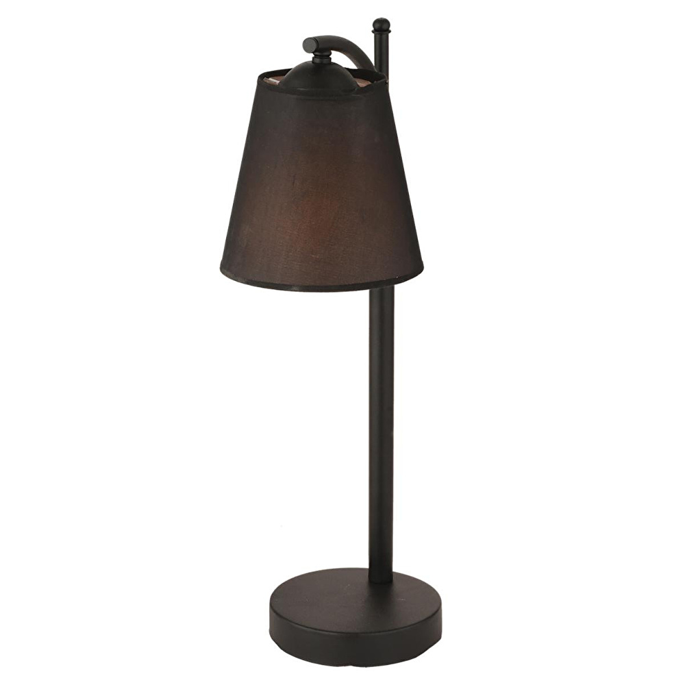 Apliqa Enjoy Siyah Retro Şapkalı Modern Tasarım Retro Abajur görseli 3