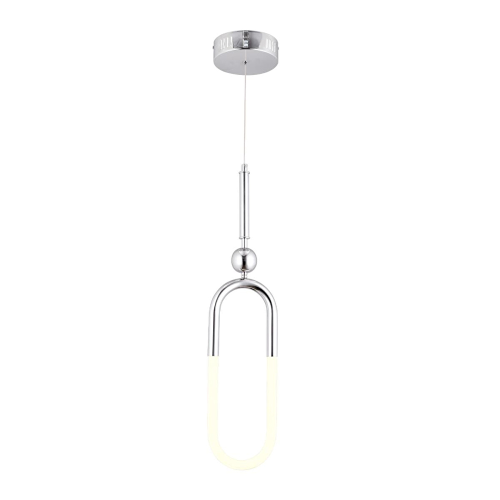 Apliqa Thisted Tekli Krom Ledli 13 Watt Modern Koridor, Yatak Odası Salon Sarkıt Led Avize görseli 2