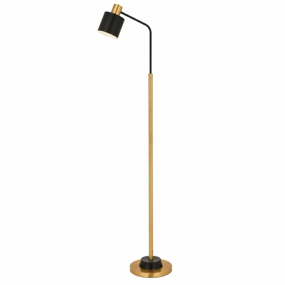 Apliqa Gerodi Siyah Retro Başlıklı Modern Dekoratif Köşe Lambader görseli 3