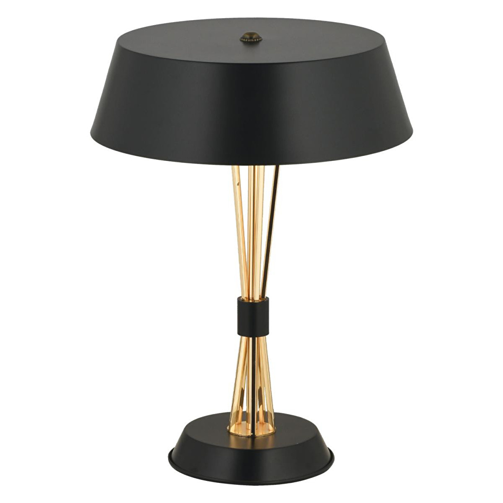 Apliqa Noris Tekli Gold Modern Oturma Odası, Yatak Odası, Salon Abajur görseli 3