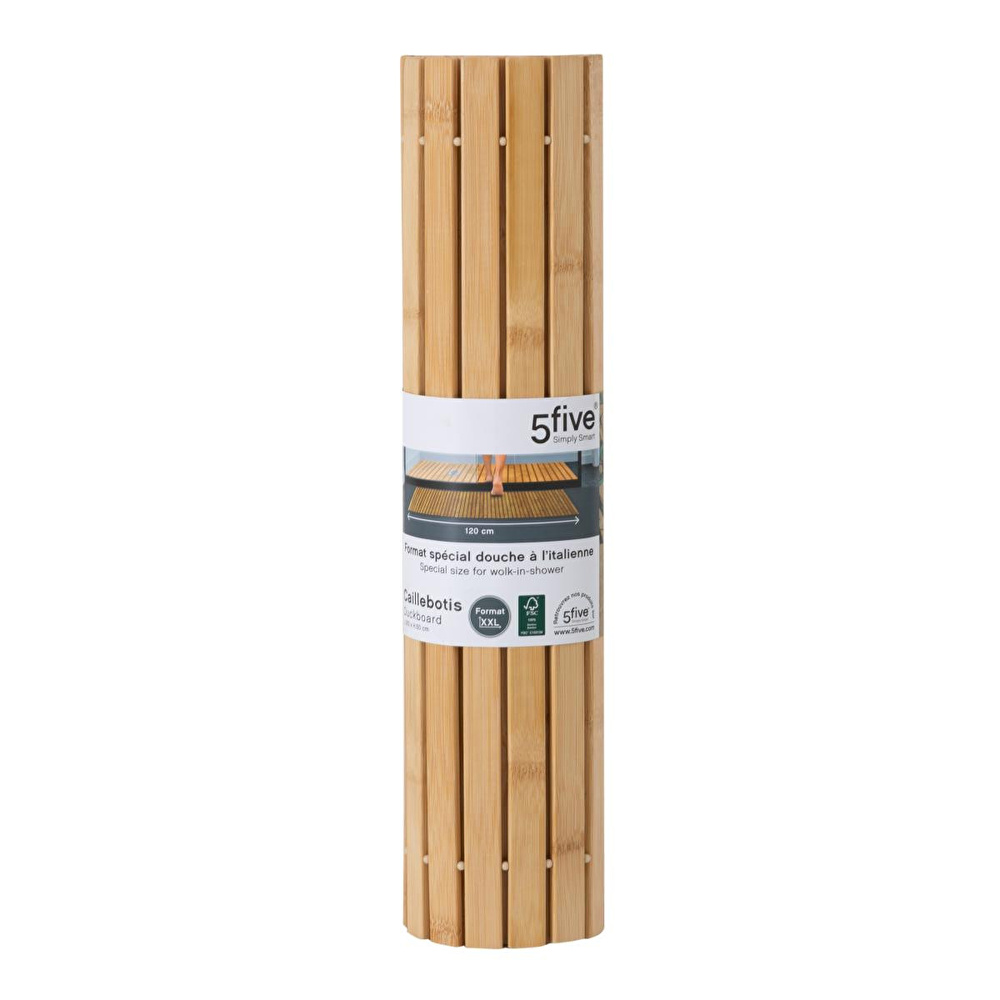 Mudo Home 5five Boho Bambu Banyo Paspasi 50x120 Cm görseli 3