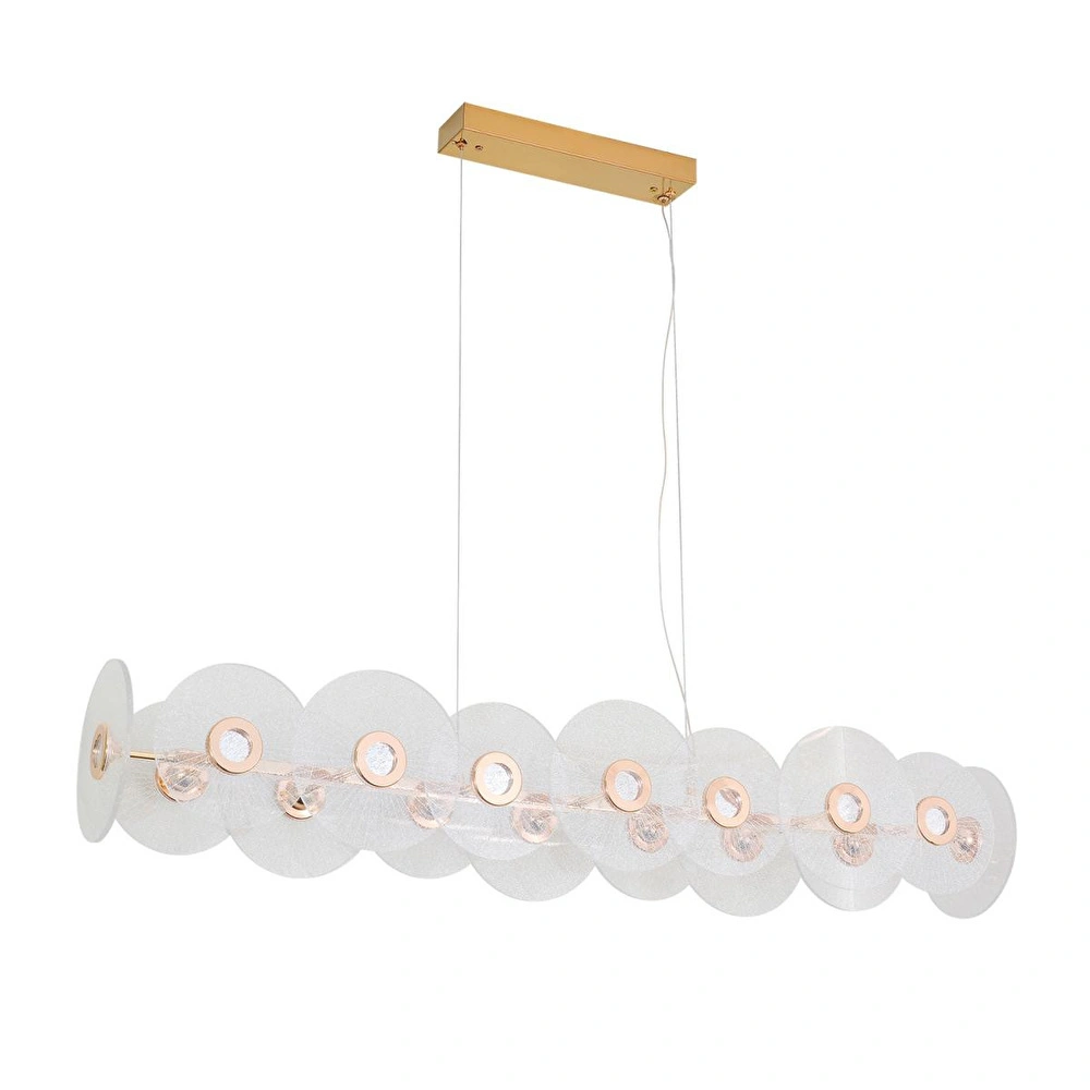 Apliqa Vetro 18'li Sıralı Led Salon Avize görseli 4