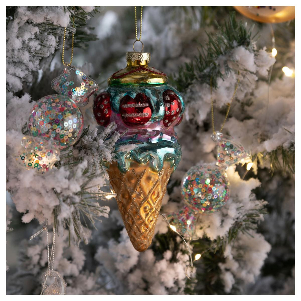 Mudo Home Ice Cream Ağaç Süsü 15cm görseli 2