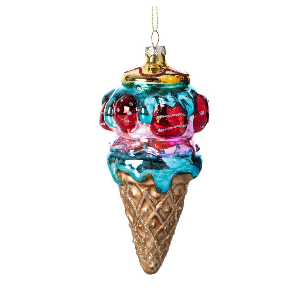 Mudo Home Ice Cream Ağaç Süsü 15cm görseli 1