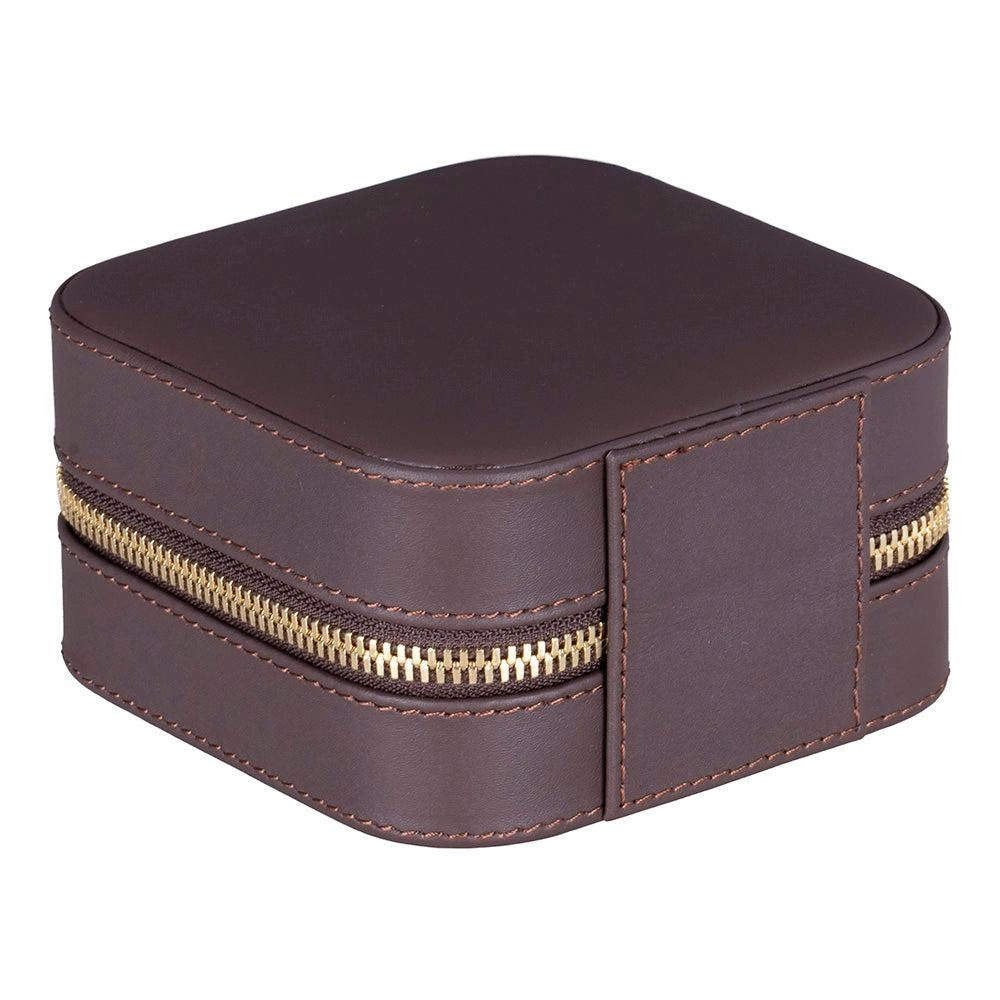 Bloominbag Amanda Mushroom Taupe Medium Gerçek Deri Takı & Mücevher Kutusu görseli 2