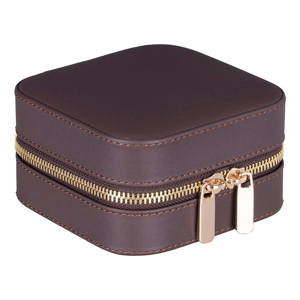 Bloominbag Amanda Mushroom Taupe Medium Gerçek Deri Takı & Mücevher Kutusu görseli 1