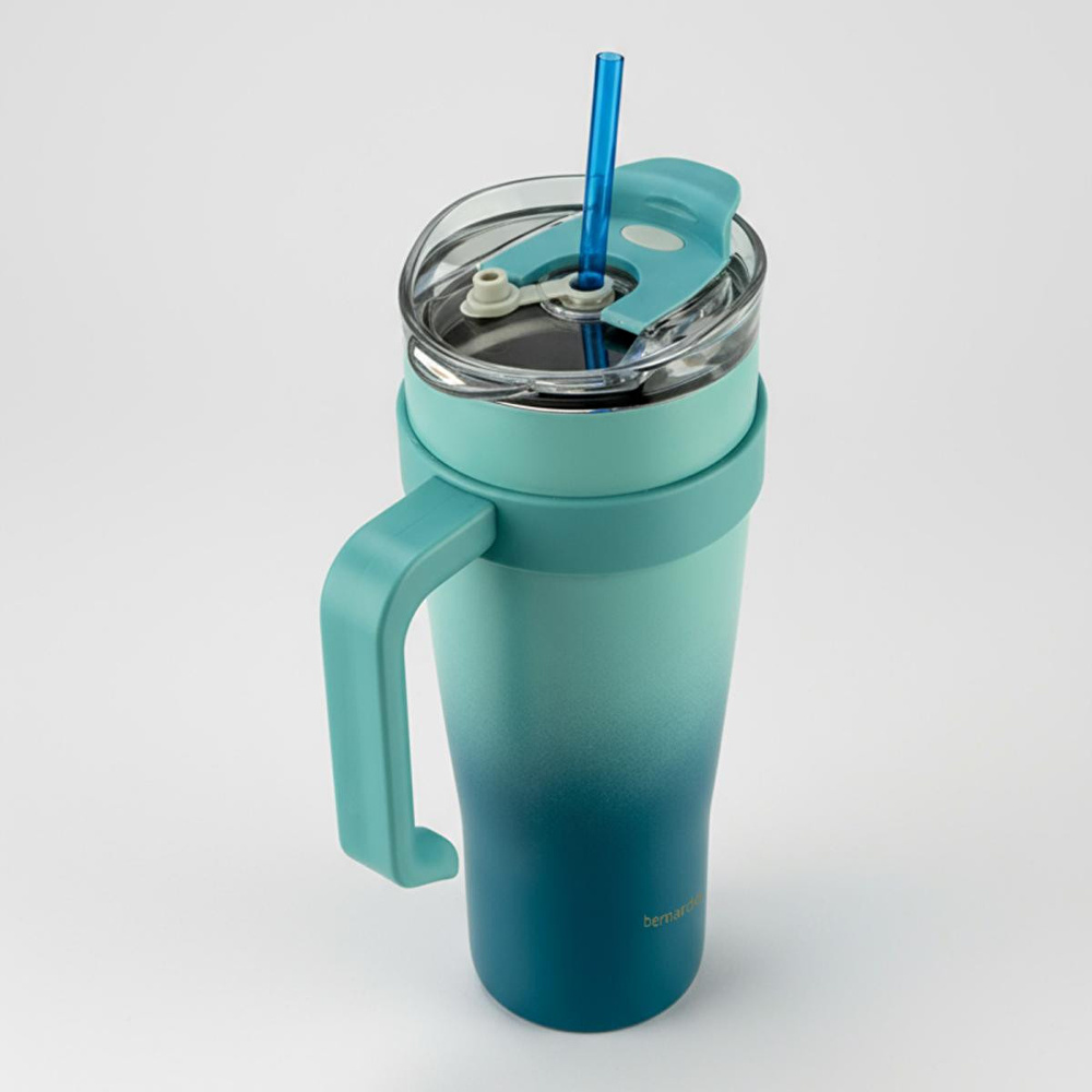 Bernardo Alto Pipetli Termos Bardak Lacivert 1000ml görseli 3