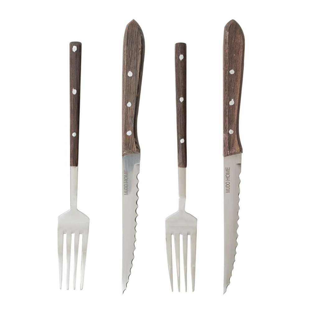 Mudo Home Steak Biçak & Çatal  seti̇ 2li̇ görseli 1