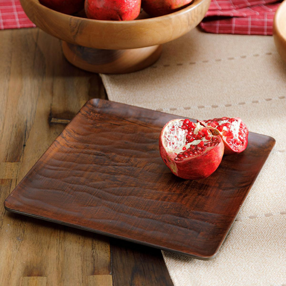 Mudo Home Wood Touch Kare Sunum 26cm görseli 4