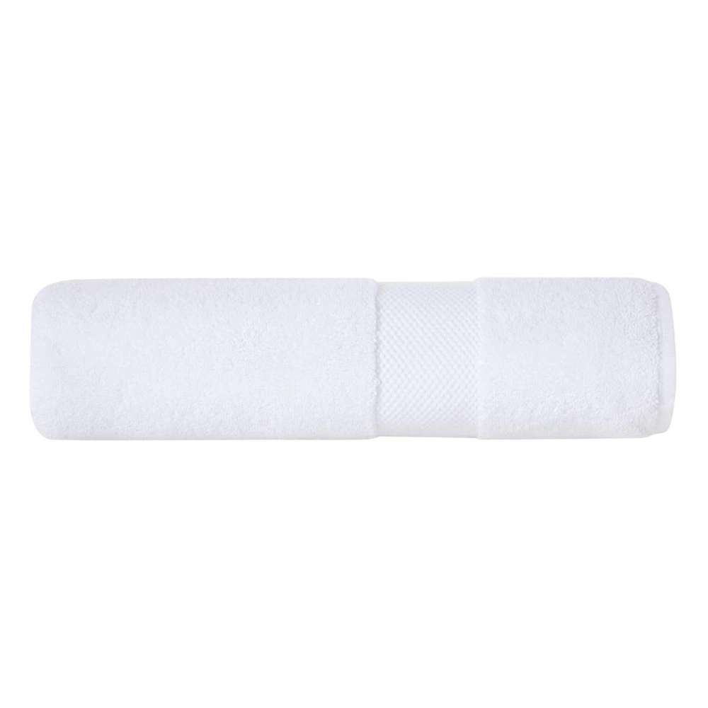 Mudo Home Classy Banyo Havlusu Beyaz 90x150 Cm görseli 1
