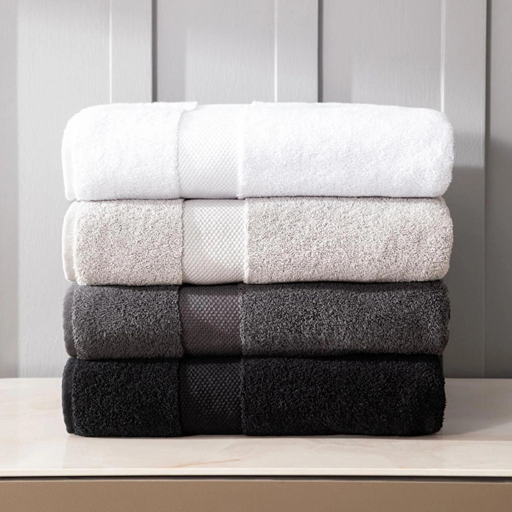 Mudo Home Classy Banyo Havlusu Beyaz 90x150 Cm görseli 4