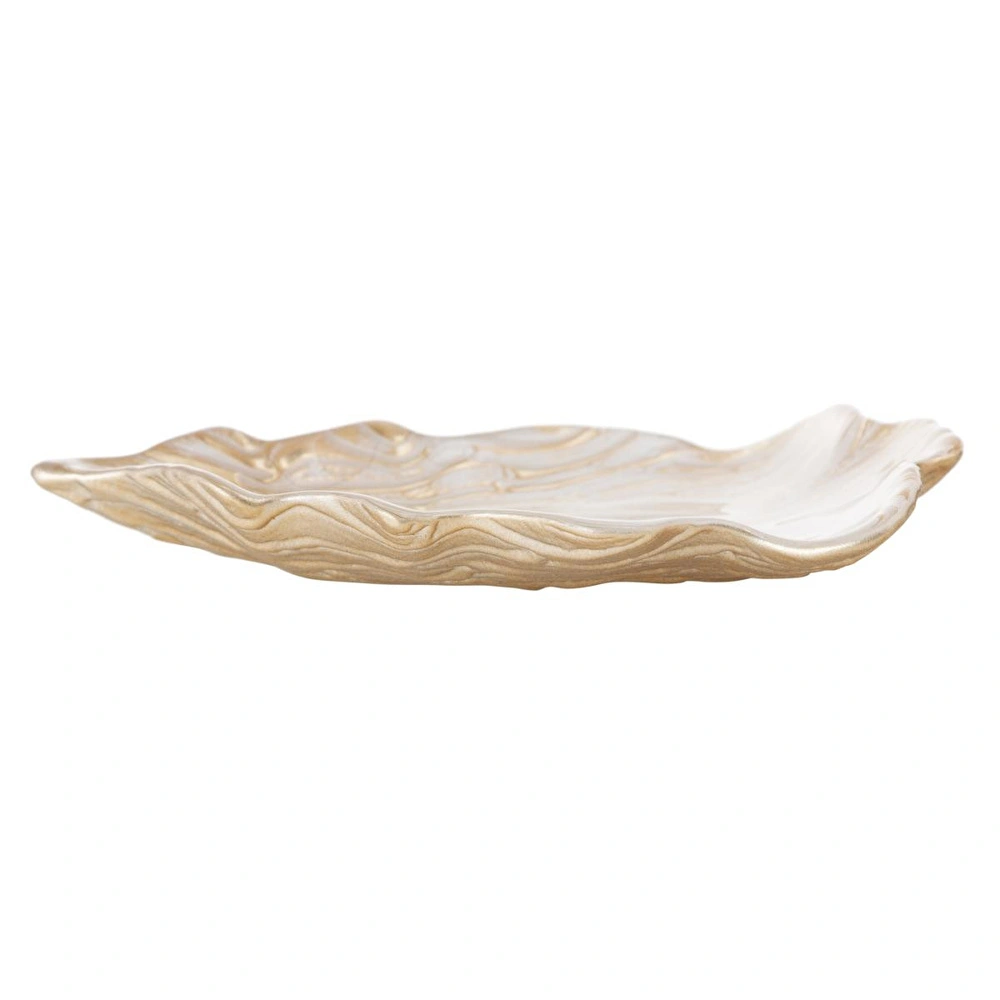 Mudo Home Gold New Year Dekorati̇f Kase 21 Cm görseli 5