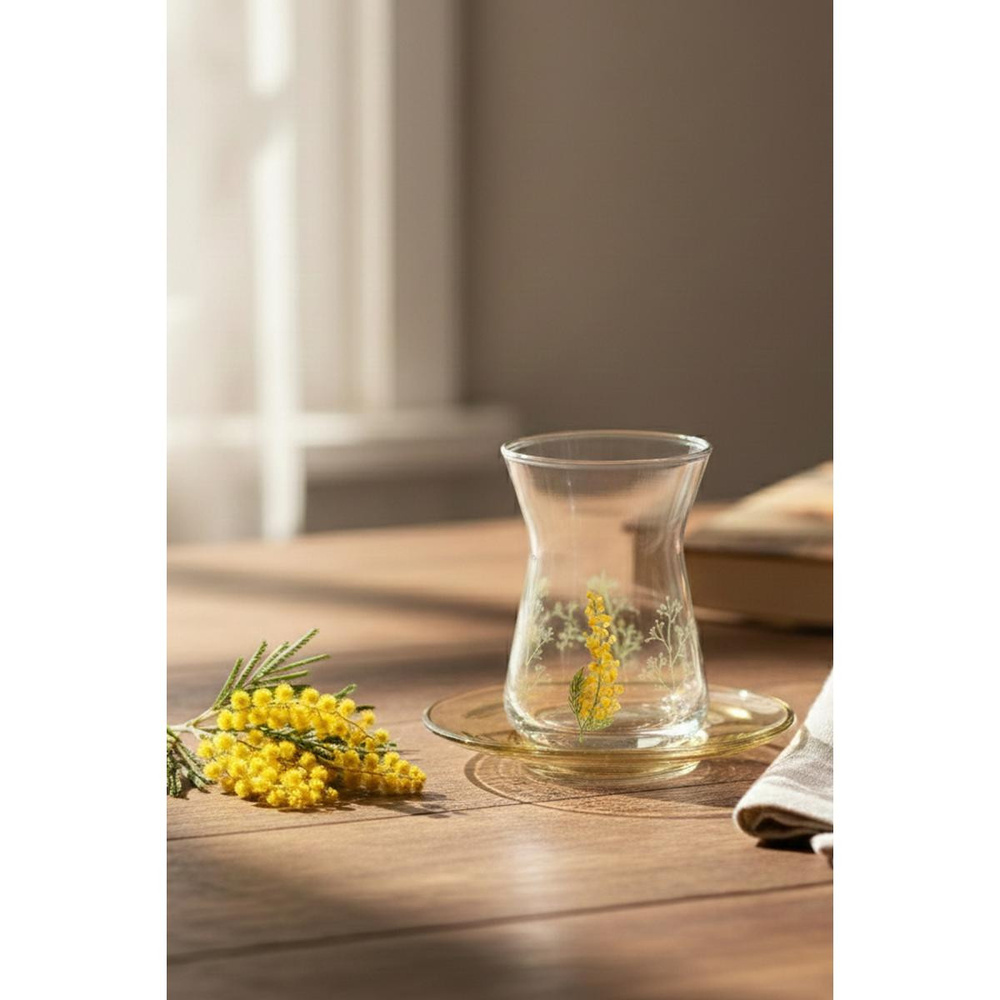 Rakle Mimosa 12 Parça Çay Seti 132 Cc görseli 2