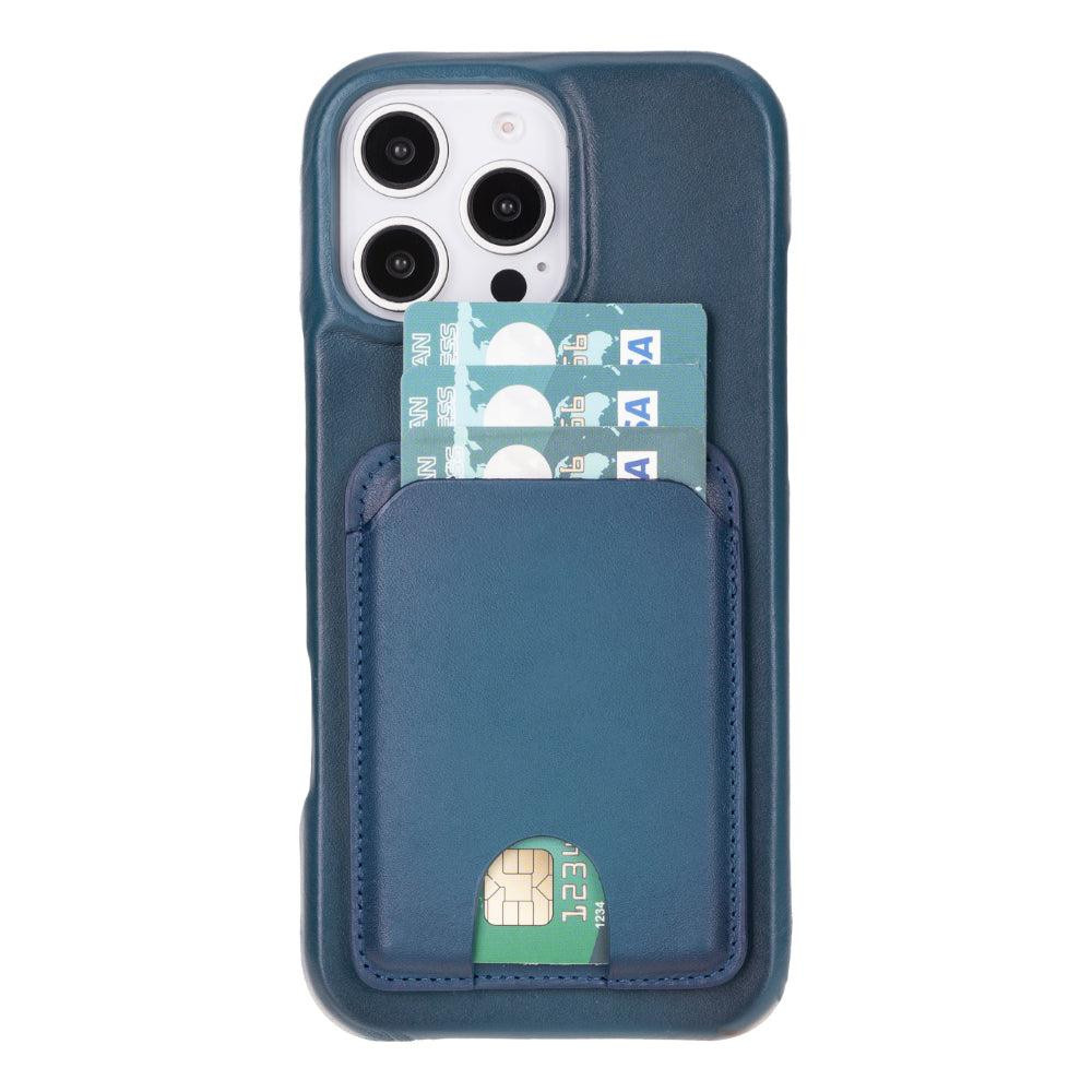 Bloominbag Linea Midnight Blue Phone Card Holder Deri Telefon Kartlık görseli 5