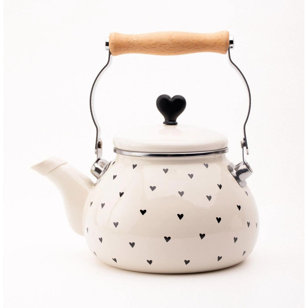 Emaylab Black Cupid Emaye Kettle görseli 1